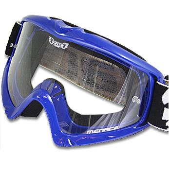 Zac Dirtbike Goggles - Menace Blue - Click Image to Close